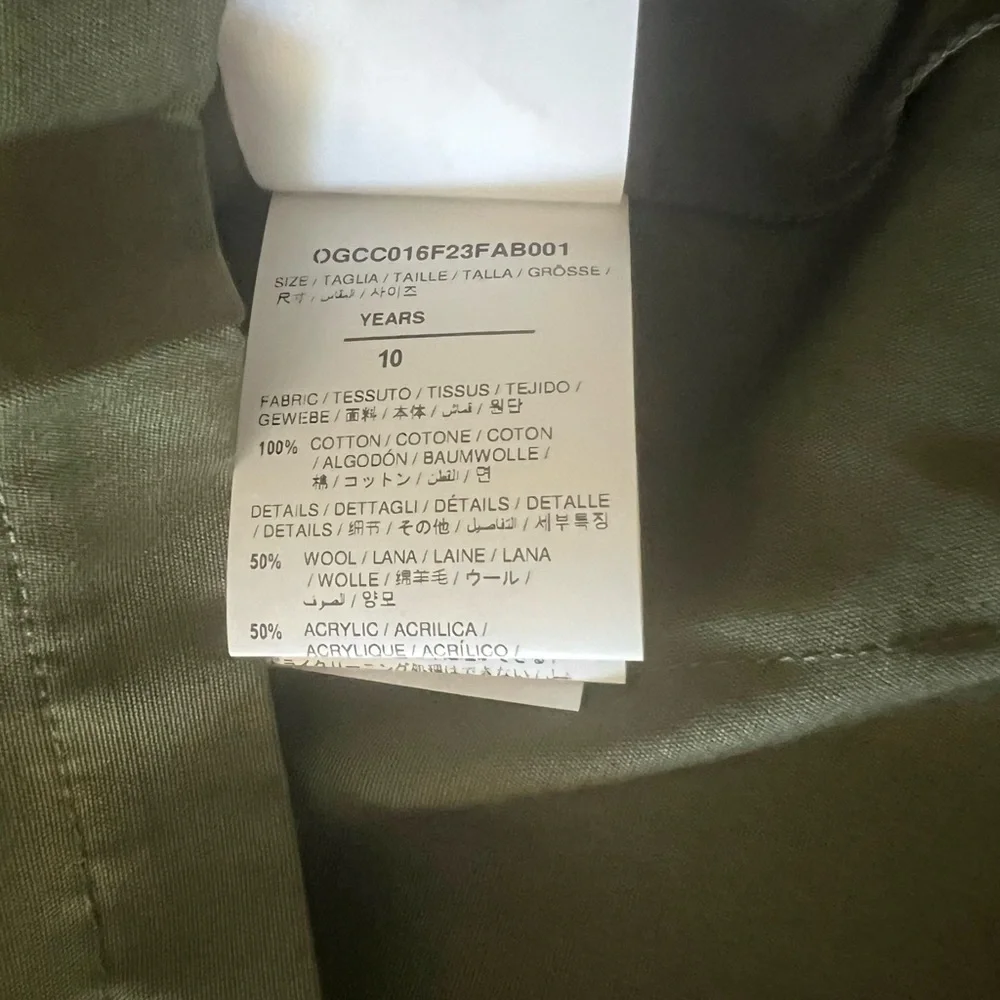 Off-White Kids embroidered-logo pleated cargo skirt